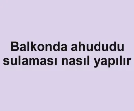 Balkonda ahududu sulaması nasıl yapılır