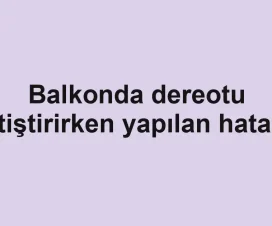 Balkonda dereotu yetiştirirken yapılan hatalar