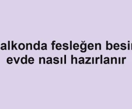 Balkonda fesleğen besini evde nasıl hazırlanır