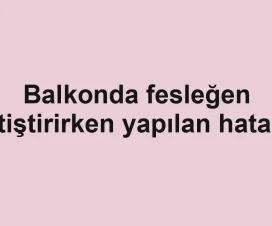 Balkonda fesleğen yetiştirirken yapılan hatalar