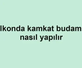 Balkonda kamkat budaması nasıl yapılır