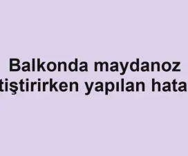 Balkonda maydanoz yetiştirirken yapılan hatalar