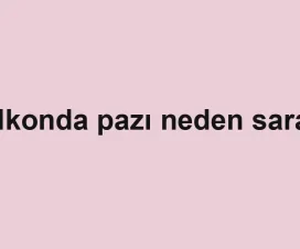 Balkonda pazı neden sararır