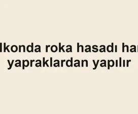 Balkonda roka hasadı hangi yapraklardan yapılır