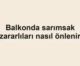 Balkonda sarımsak zararlıları nasıl önlenir