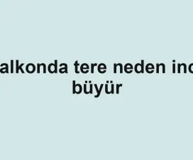 Balkonda tere neden ince büyür