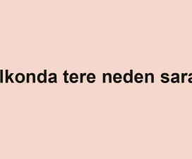 Balkonda tere neden sararır