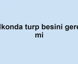 Balkonda turp besini gerekli mi