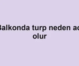 Balkonda turp neden acı olur